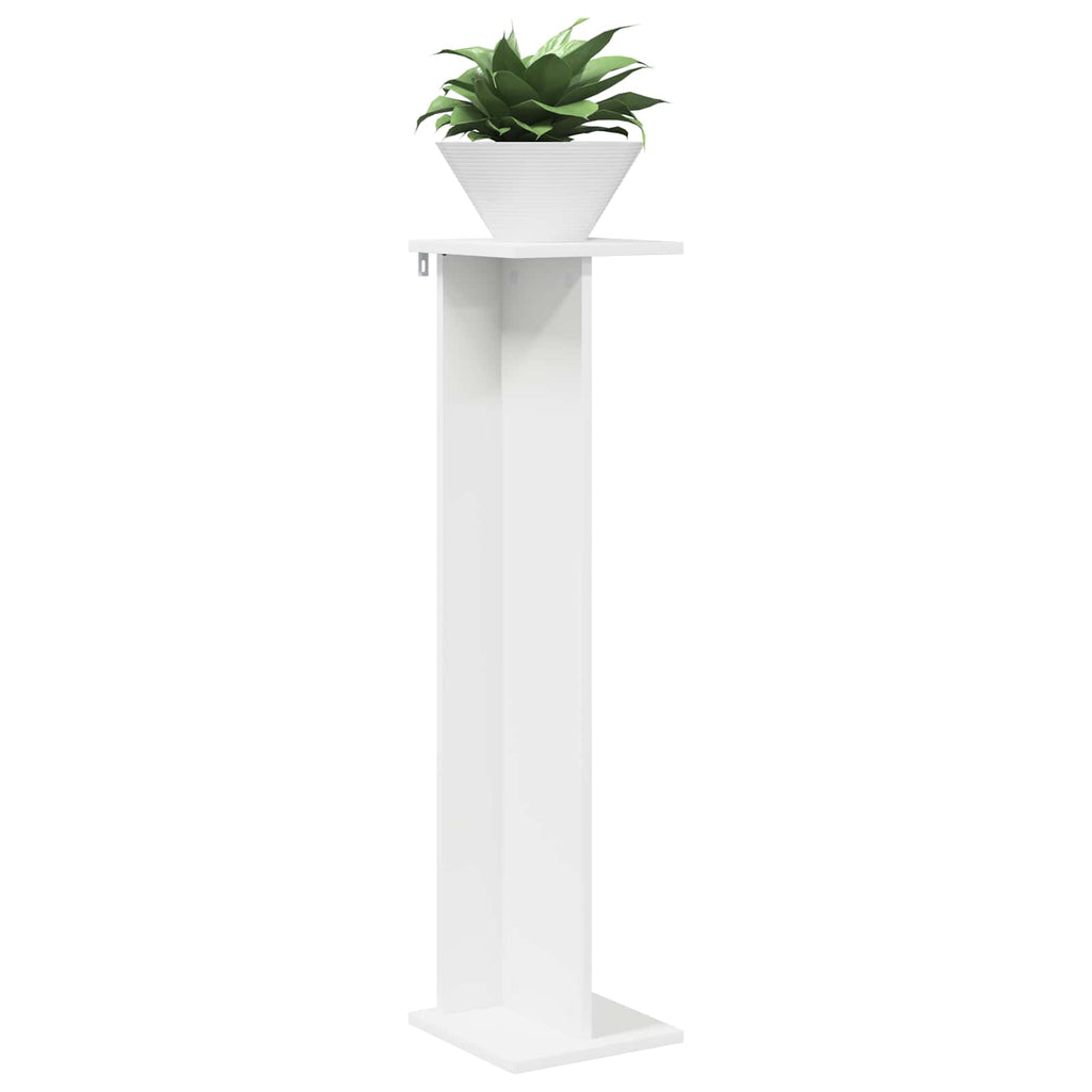 Supporto per piante 2 pcs Bianco 25 x 25,5 x 100,5 cm