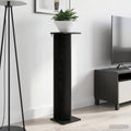 Supporto per piante Rovere Nero 25 x 25,5 x 100,5 cm