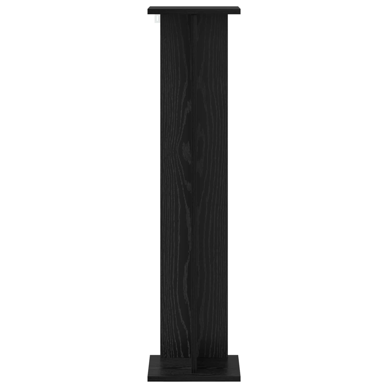 Supporto per piante Rovere Nero 25 x 25,5 x 100,5 cm