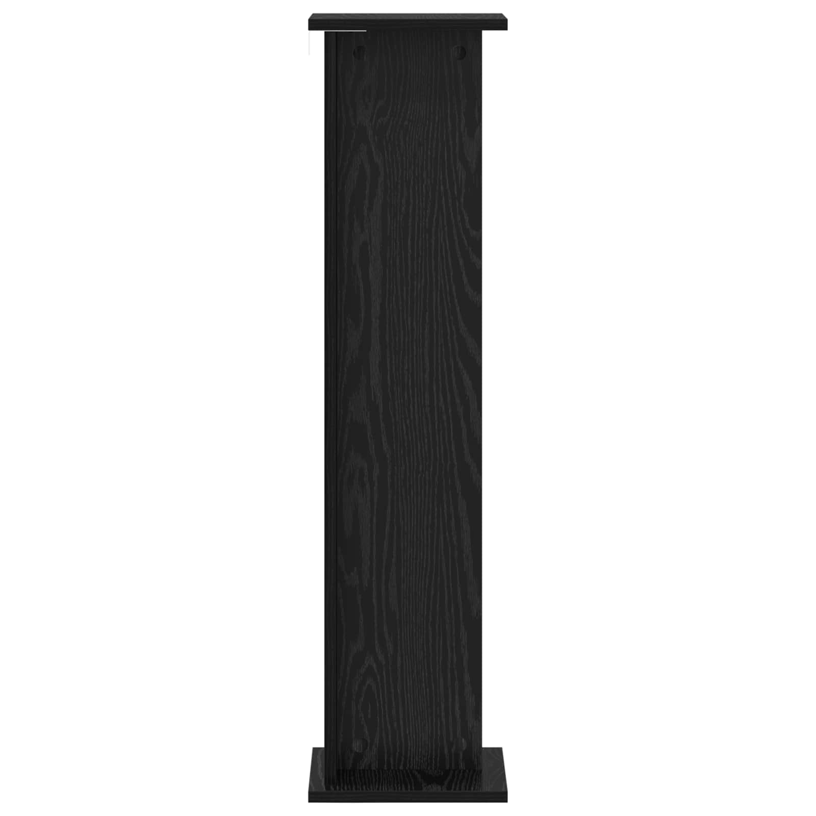 Supporto per piante Rovere Nero 25 x 25,5 x 100,5 cm
