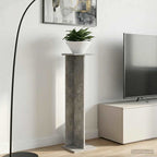 Supporto per piante 2 pcs Grigio Cemento 25 x 25,5 x 100,5 cm