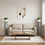 Supporto per piante 2 pcs Grigio Cemento 25 x 25,5 x 100,5 cm