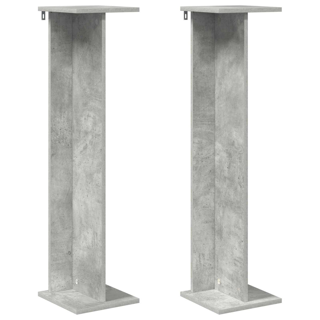 Supporto per piante 2 pcs Grigio Cemento 25 x 25,5 x 100,5 cm