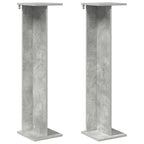 Supporto per piante 2 pcs Grigio Cemento 25 x 25,5 x 100,5 cm