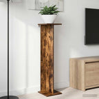 Supporto per piante 2 pcs Quercia Affumicata