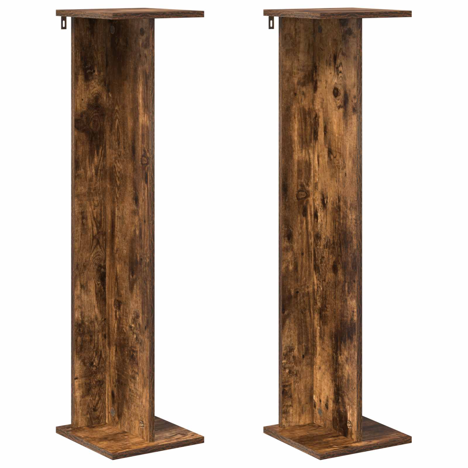 Supporto per piante 2 pcs Quercia Affumicata