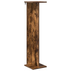 Supporto per piante 2 pcs Quercia Affumicata