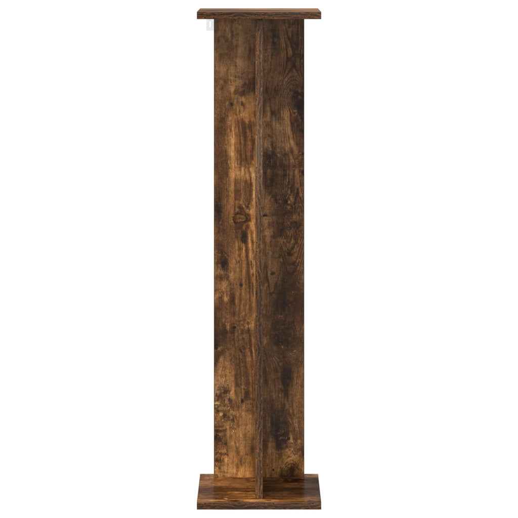Supporto per piante 2 pcs Quercia Affumicata