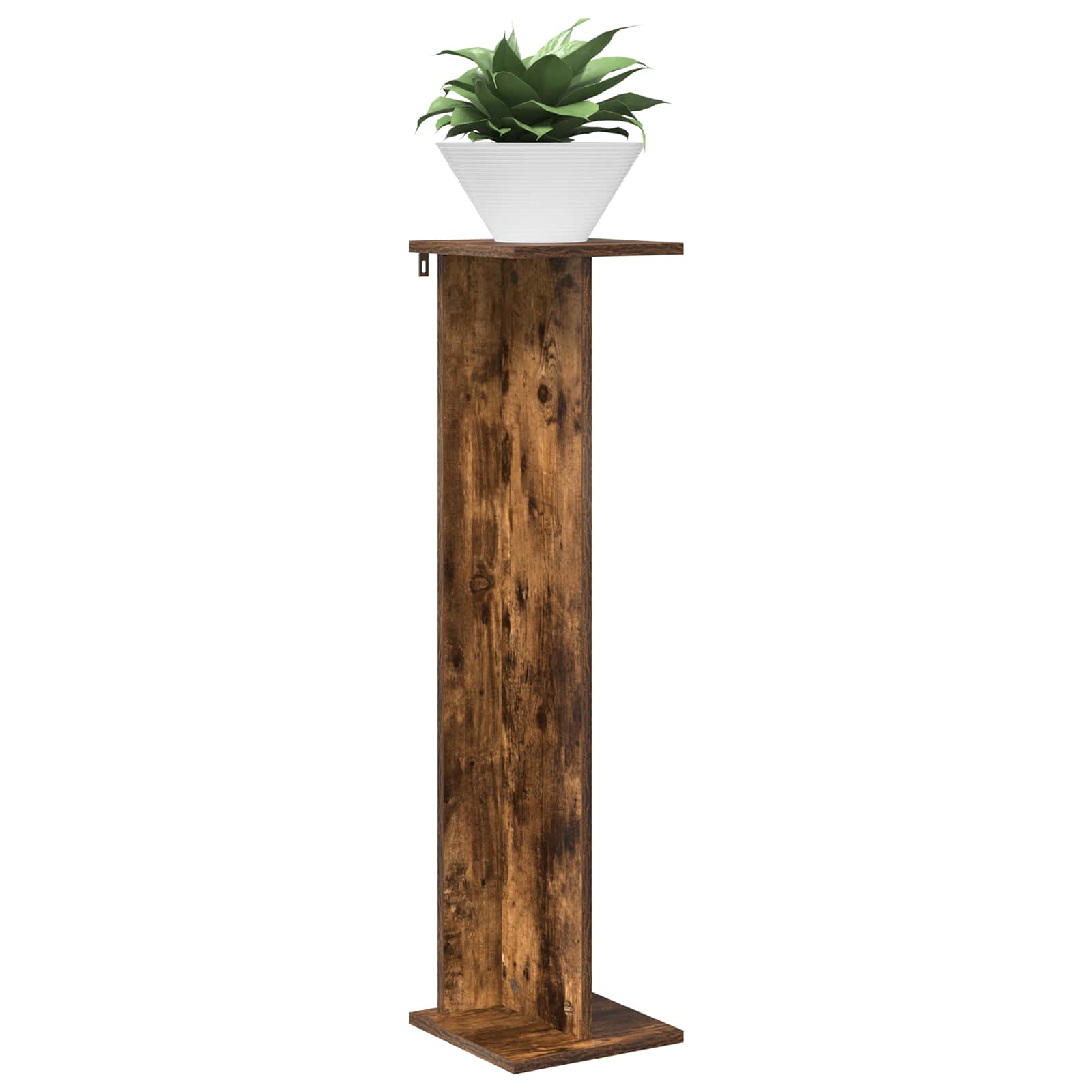 Supporto per piante 2 pcs Quercia Affumicata