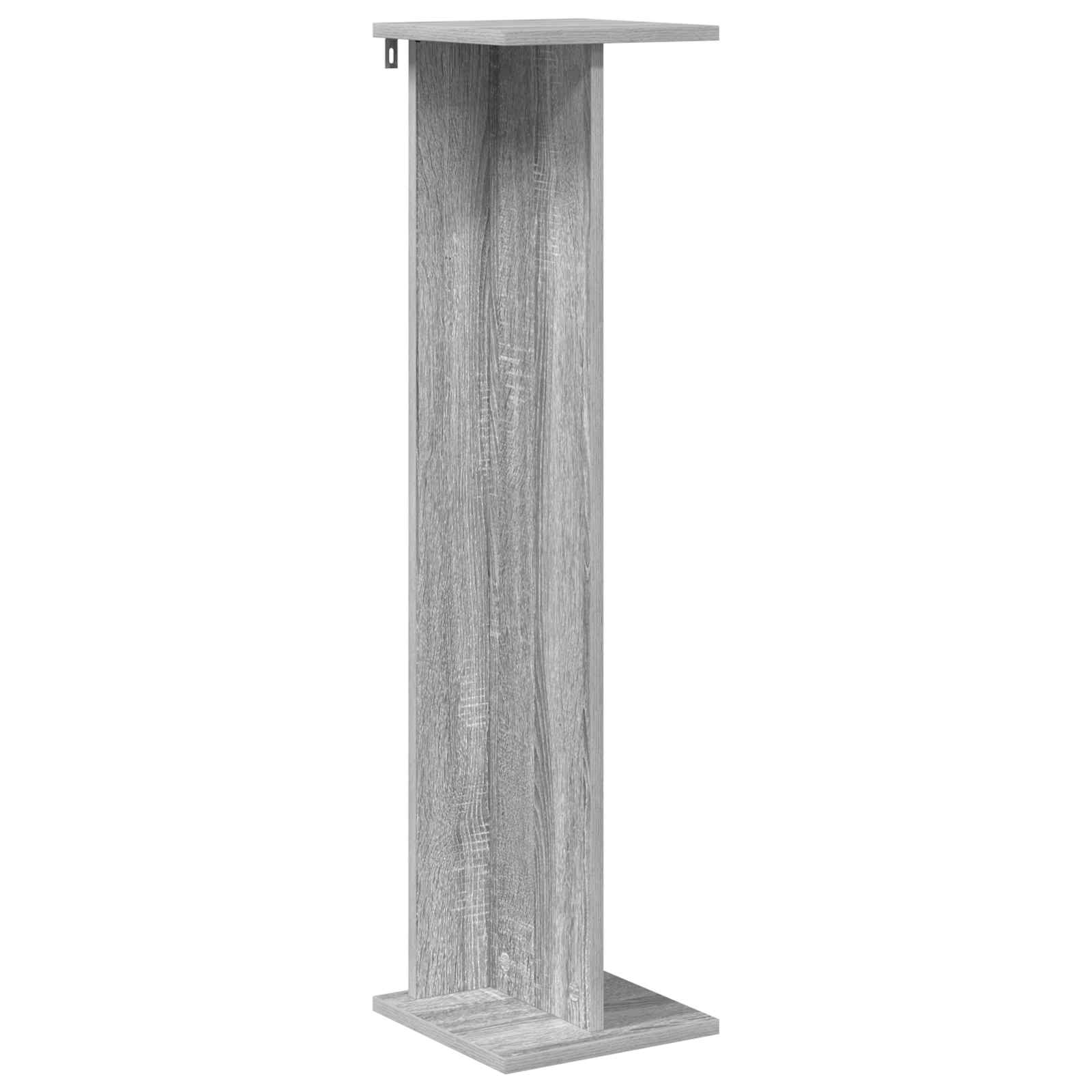 Supporto per piante 2 pcs Sonoma grigia 25 x 25,5 x 100,5 cm