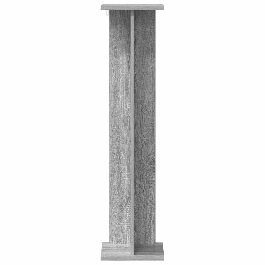 Supporto per piante 2 pcs Sonoma grigia 25 x 25,5 x 100,5 cm