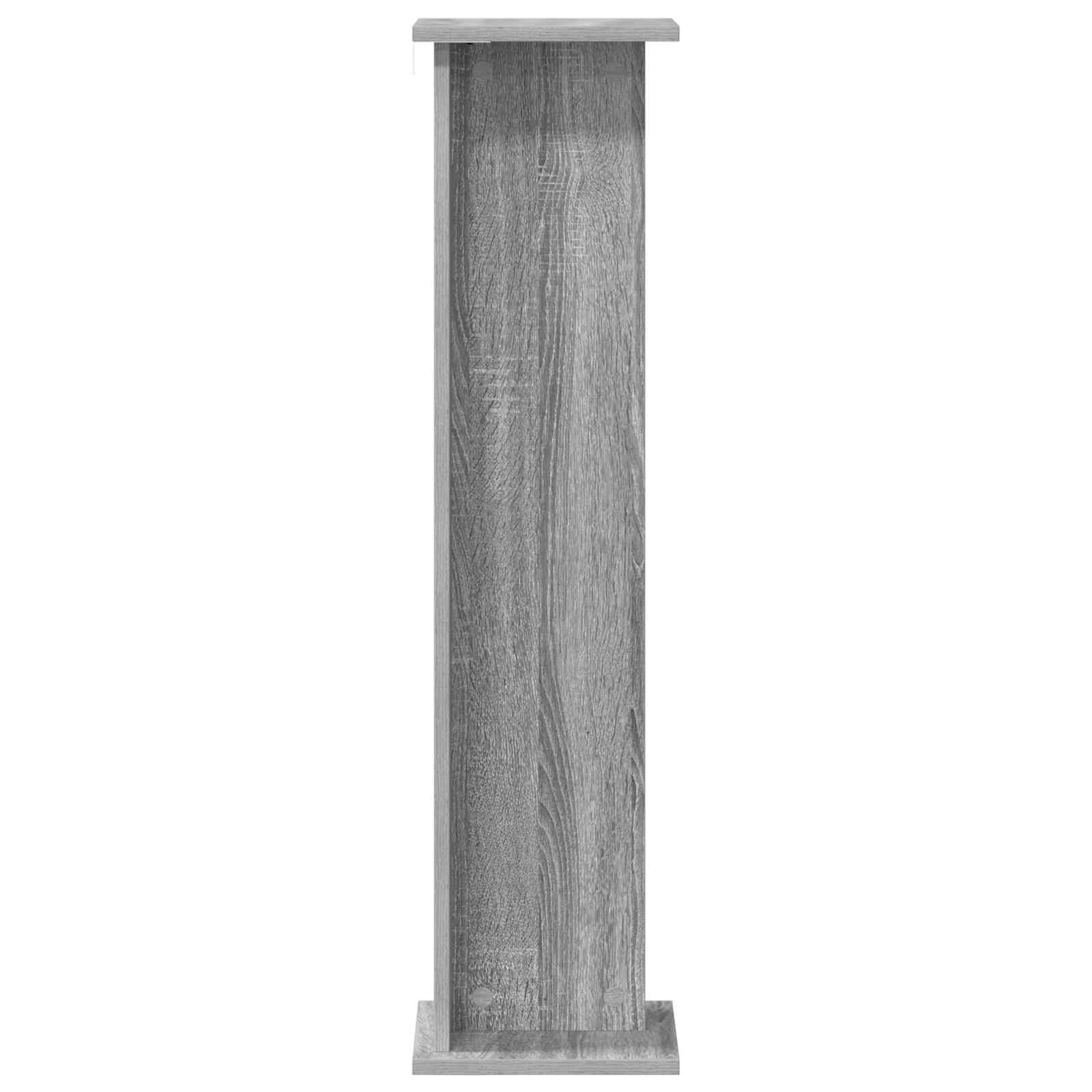Supporto per piante 2 pcs Sonoma grigia 25 x 25,5 x 100,5 cm