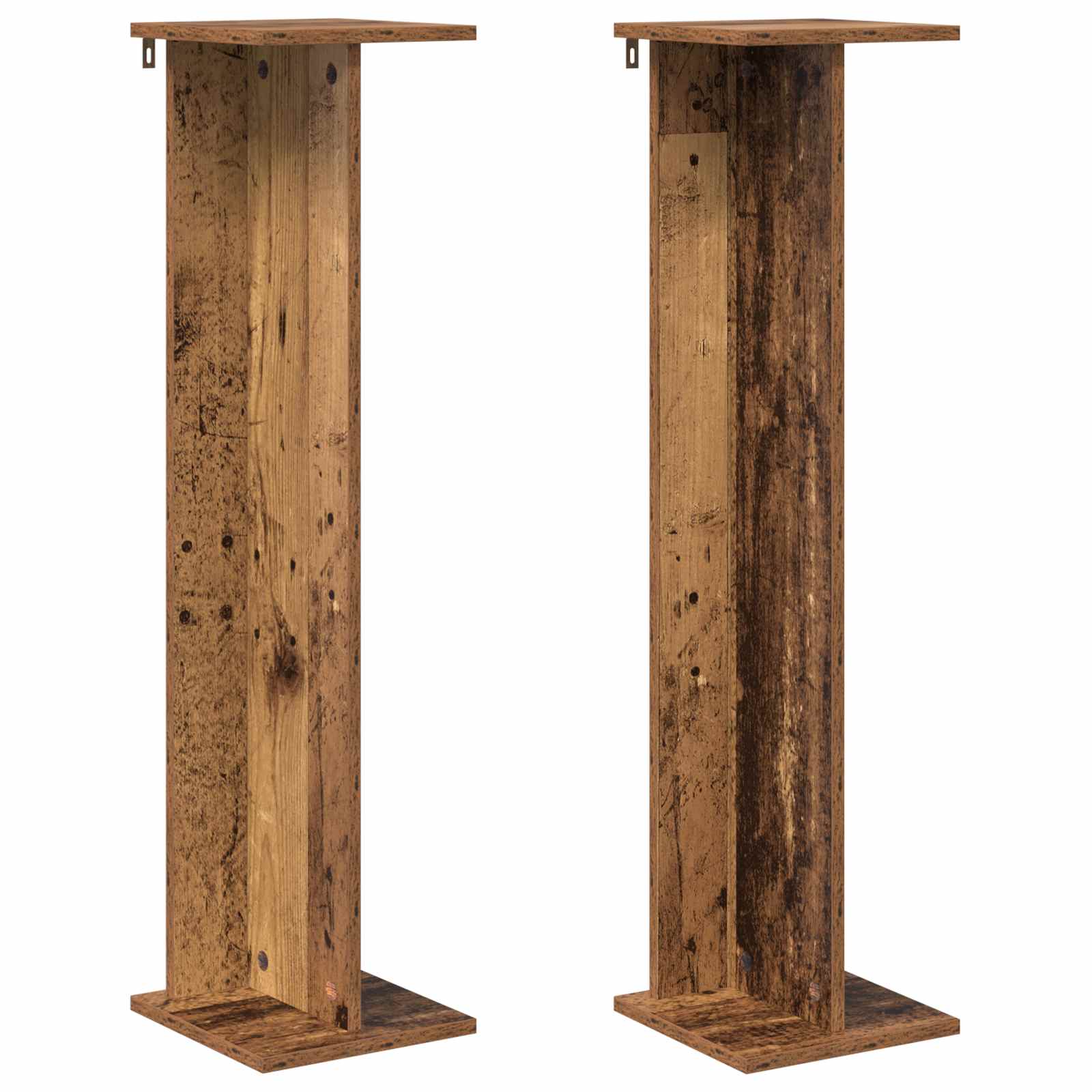Supporto per piante 2 pcs Legno vecchio 25 x 25,5 x 100,5 cm