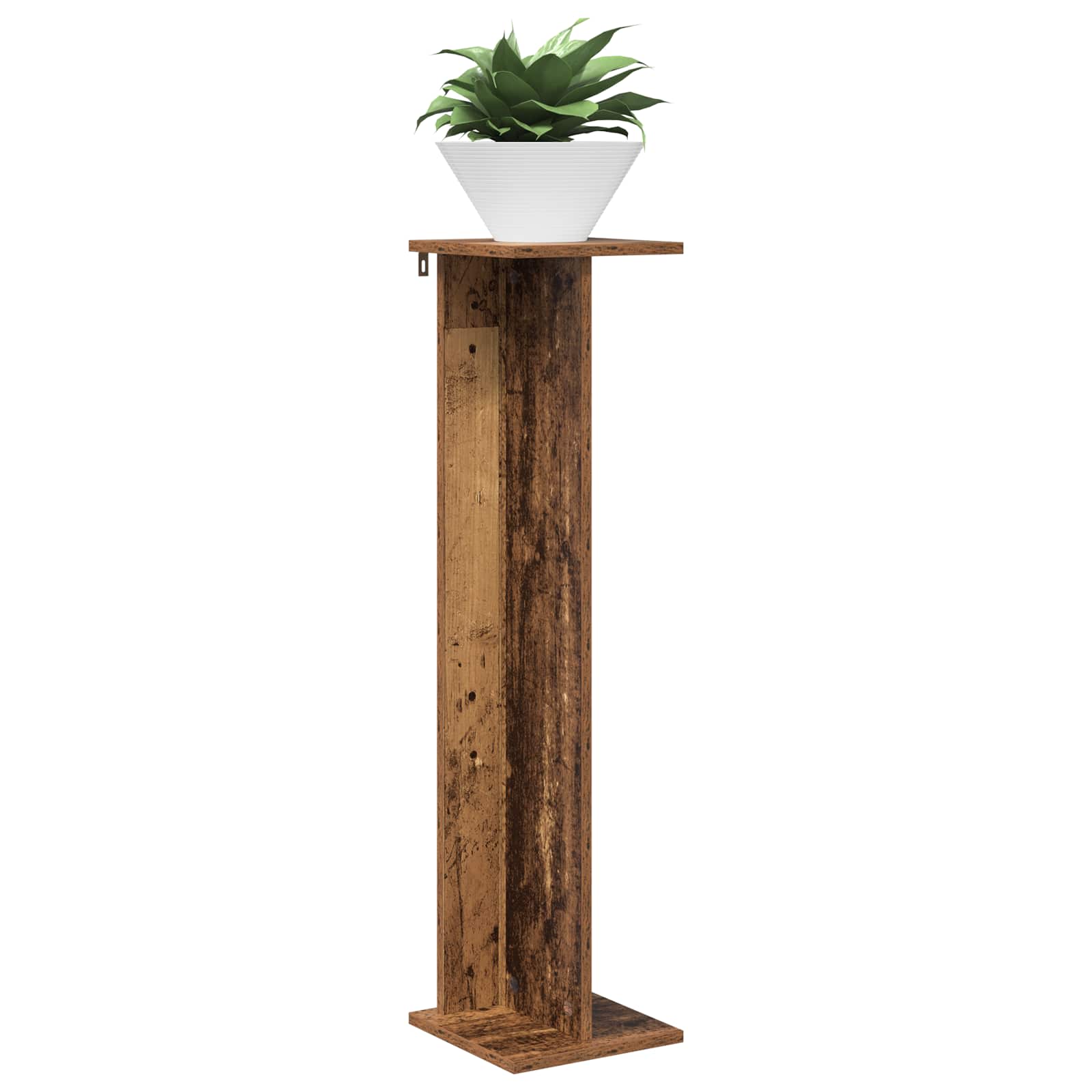 Supporto per piante 2 pcs Legno vecchio 25 x 25,5 x 100,5 cm