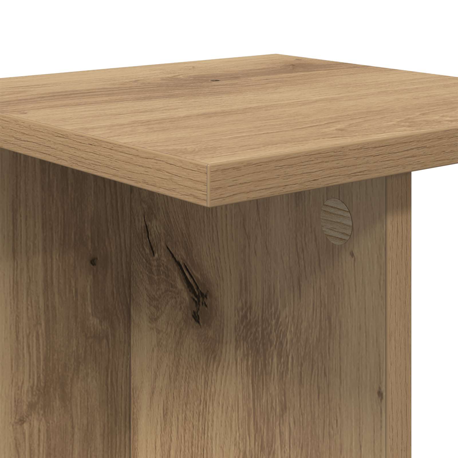 Supporto per piante 2 pcs Rovere Artigianale