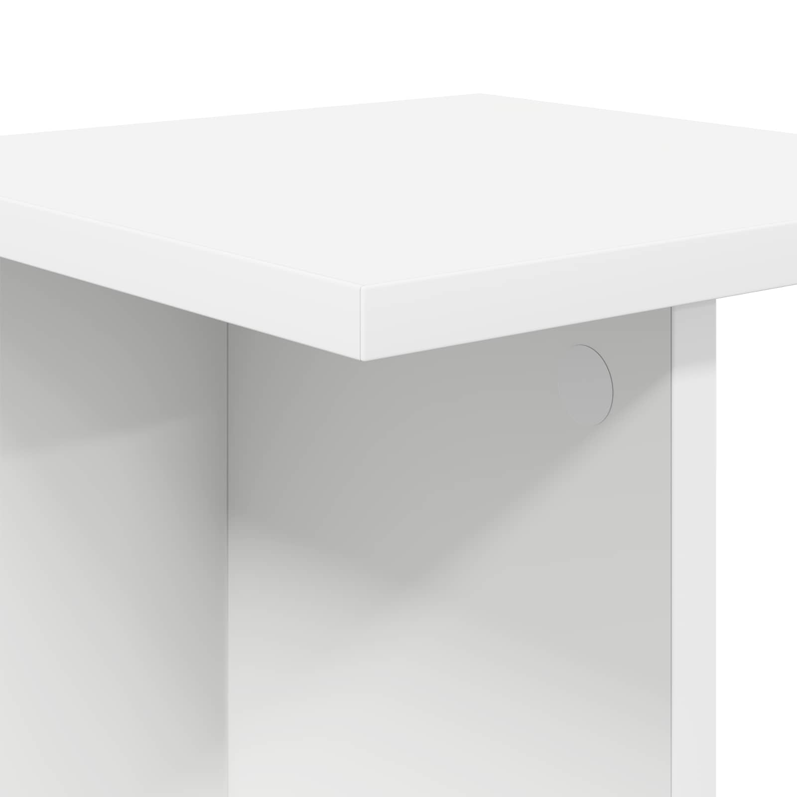 Supporto per piante 2 pcs Bianco 25 x 25,5 x 80,5 cm