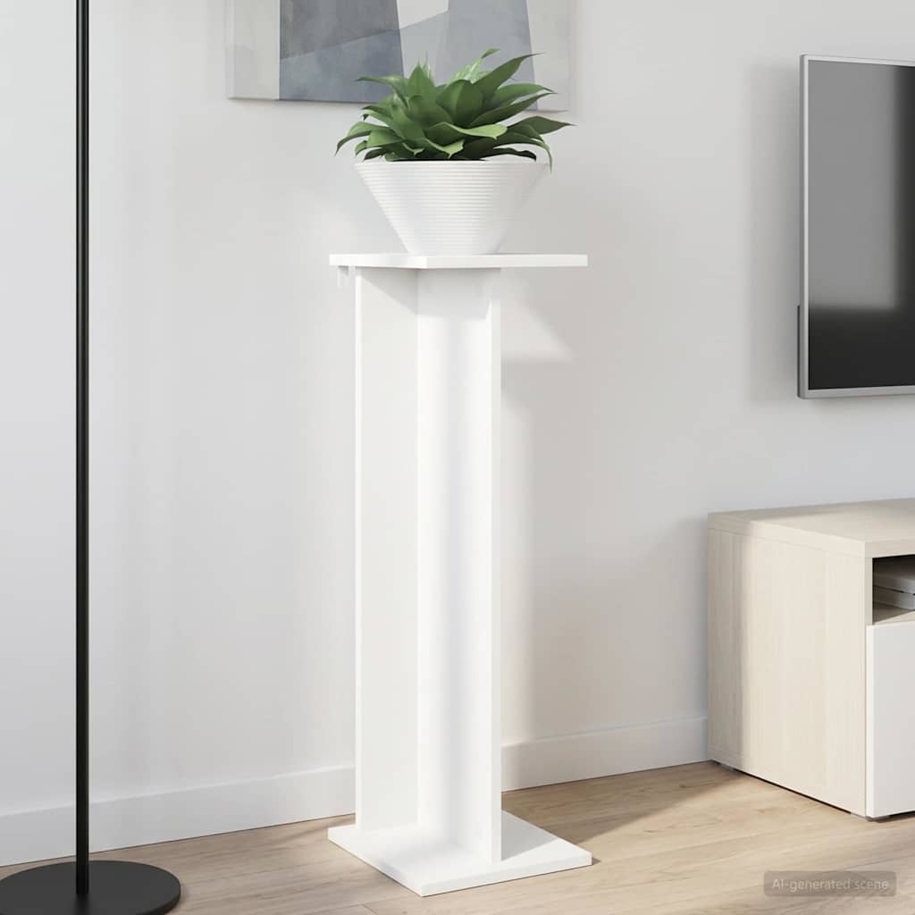 Supporto per piante 2 pcs Bianco 25 x 25,5 x 80,5 cm