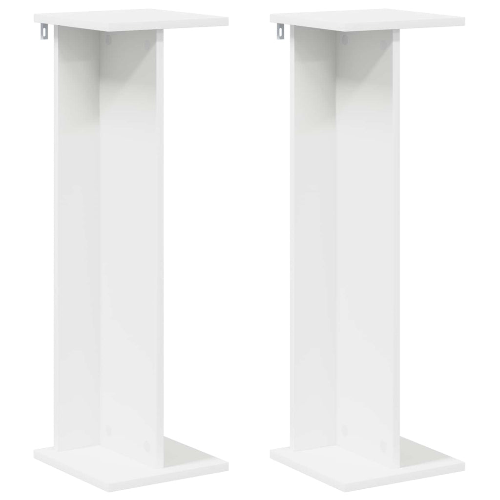Supporto per piante 2 pcs Bianco 25 x 25,5 x 80,5 cm