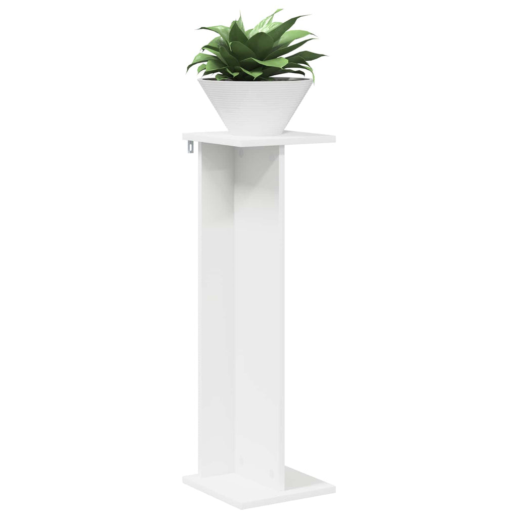 Supporto per piante 2 pcs Bianco 25 x 25,5 x 80,5 cm
