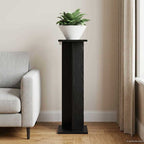Supporto per piante Rovere Nero 25 x 25,5 x 80,5 cm