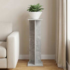 Supporto per piante Grigio Cemento 25 x 25,5 x 80,5 cm