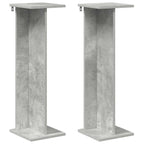 Supporto per piante 2 pcs Grigio Cemento 25 x 25,5 x 80,5 cm