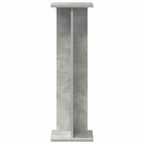 Supporto per piante 2 pcs Grigio Cemento 25 x 25,5 x 80,5 cm