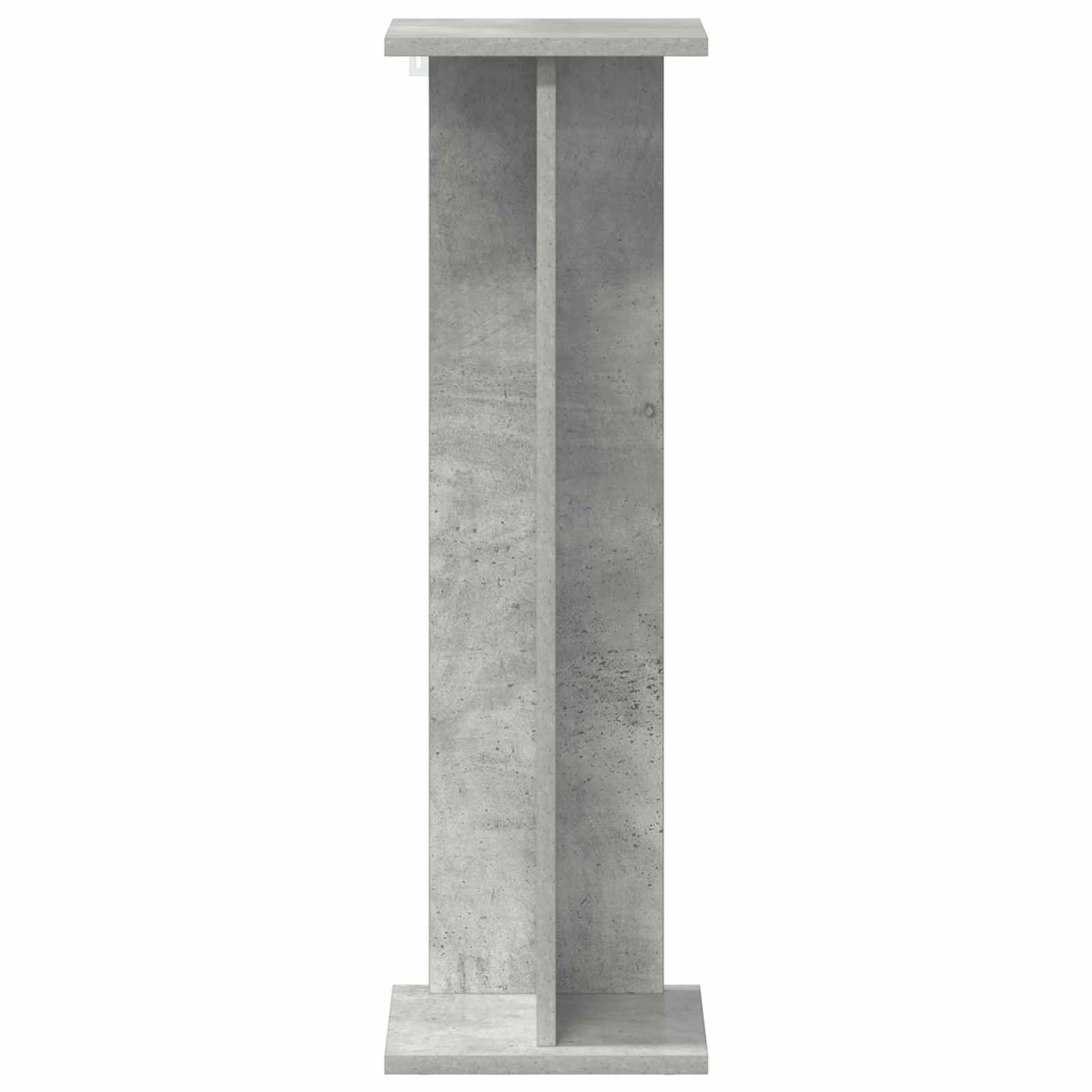 Supporto per piante 2 pcs Grigio Cemento 25 x 25,5 x 80,5 cm