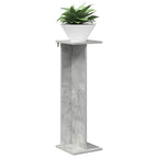 Supporto per piante 2 pcs Grigio Cemento 25 x 25,5 x 80,5 cm