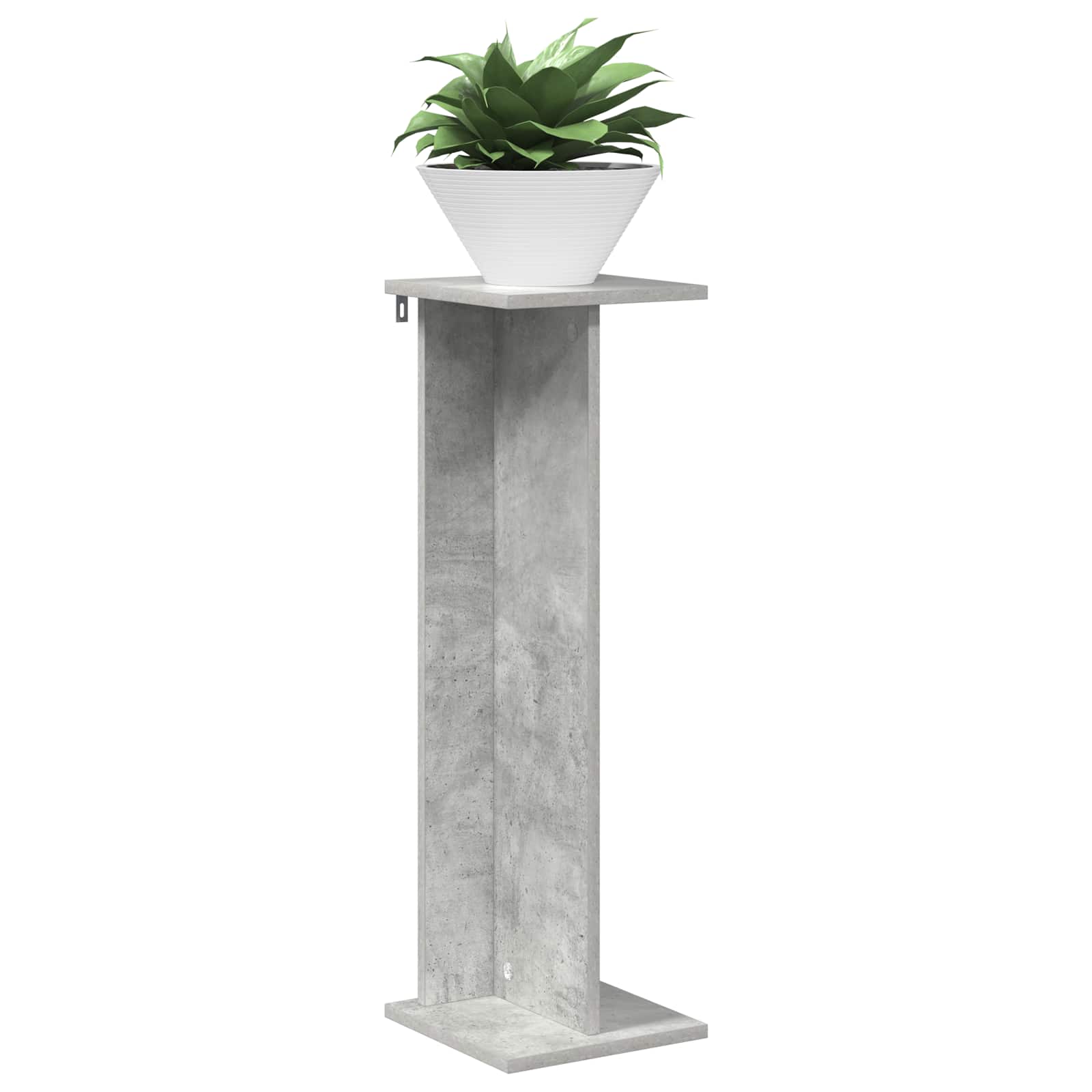 Supporto per piante 2 pcs Grigio Cemento 25 x 25,5 x 80,5 cm