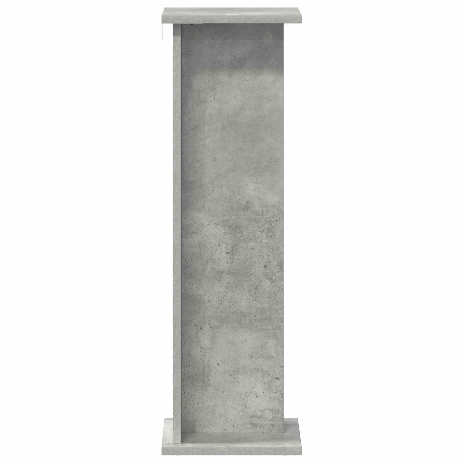 Supporto per piante 2 pcs Grigio Cemento 25 x 25,5 x 80,5 cm