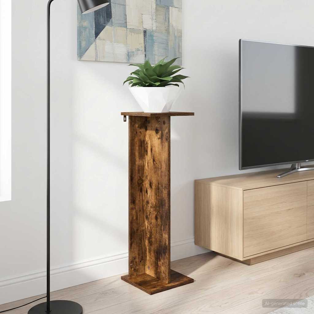 Supporto per piante Quercia Affumicata 25 x 25,5 x 80,5 cm