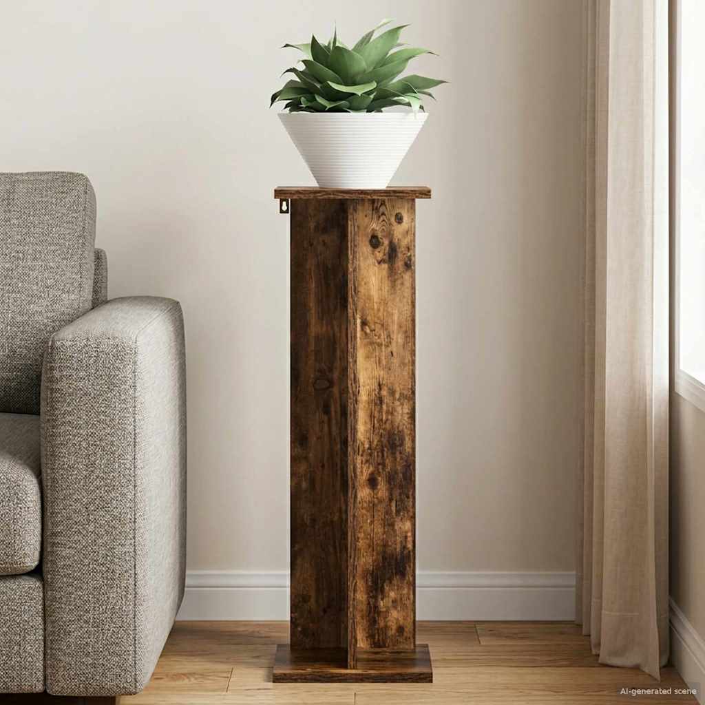 Supporto per piante Quercia Affumicata 25 x 25,5 x 80,5 cm