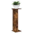 Supporto per piante 2 pcs Quercia Affumicata