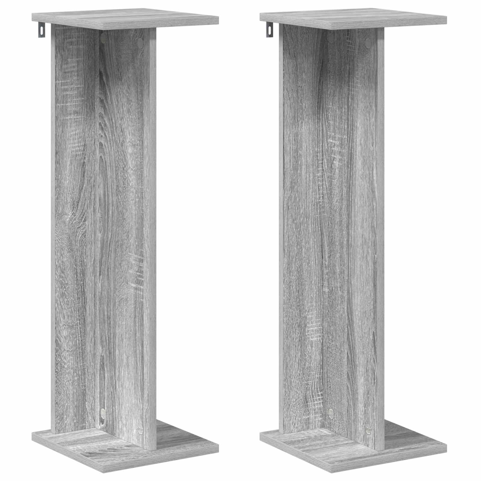 Supporto per piante 2 pcs Sonoma grigia 25 x 25,5 x 80,5 cm