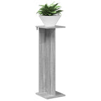 Supporto per piante 2 pcs Sonoma grigia 25 x 25,5 x 80,5 cm