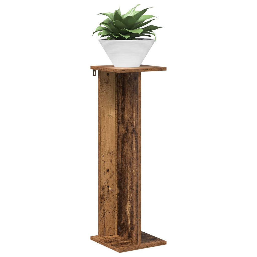 Supporto per piante 2 pcs Legno vecchio 25 x 25,5 x 80,5 cm
