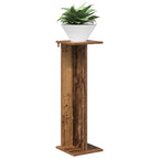 Supporto per piante 2 pcs Legno vecchio 25 x 25,5 x 80,5 cm