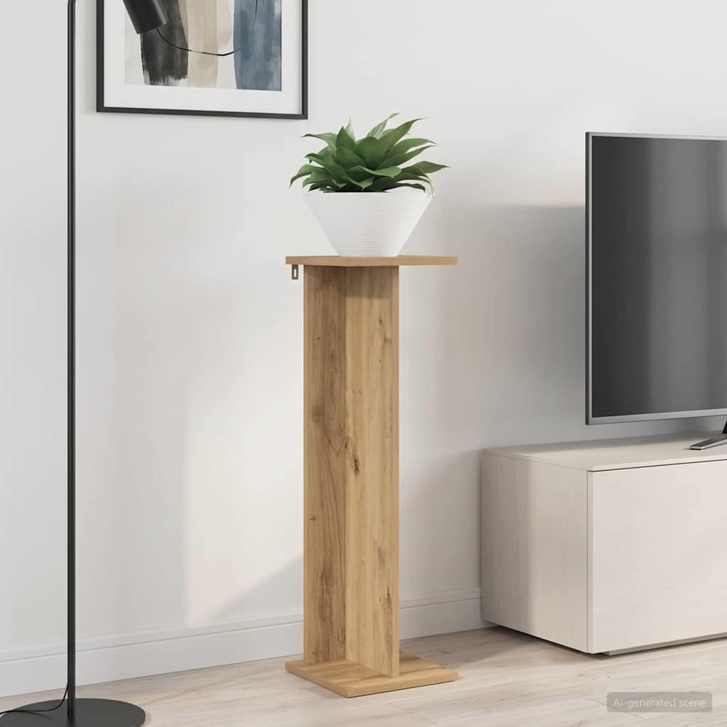 Supporto per piante 2 pcs Rovere Artigianale