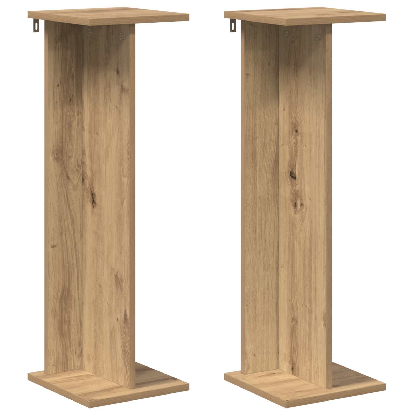 Supporto per piante 2 pcs Rovere Artigianale