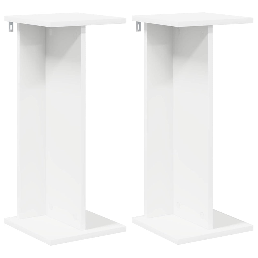 Supporto per piante 2 pcs Bianco 25 x 25,5 x 60,5 cm