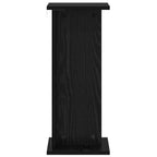 Supporto per piante Rovere Nero 25 x 25,5 x 60,5 cm