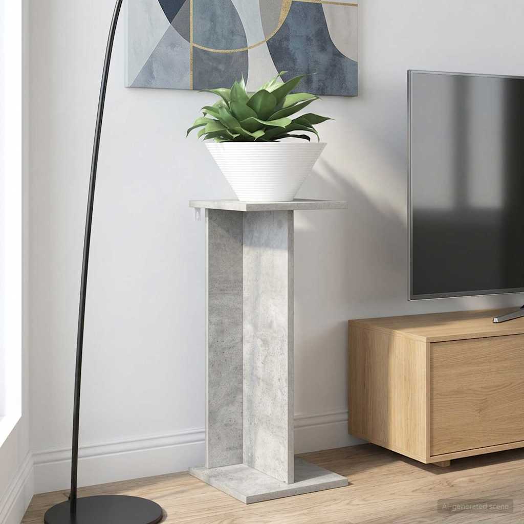 Supporto per piante 2 pcs Grigio Cemento 25 x 25,5 x 60,5 cm