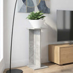 Supporto per piante 2 pcs Grigio Cemento 25 x 25,5 x 60,5 cm