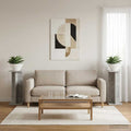 Supporto per piante 2 pcs Grigio Cemento 25 x 25,5 x 60,5 cm