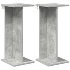 Supporto per piante 2 pcs Grigio Cemento 25 x 25,5 x 60,5 cm