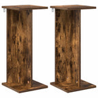 Supporto per piante 2 pcs Quercia Affumicata