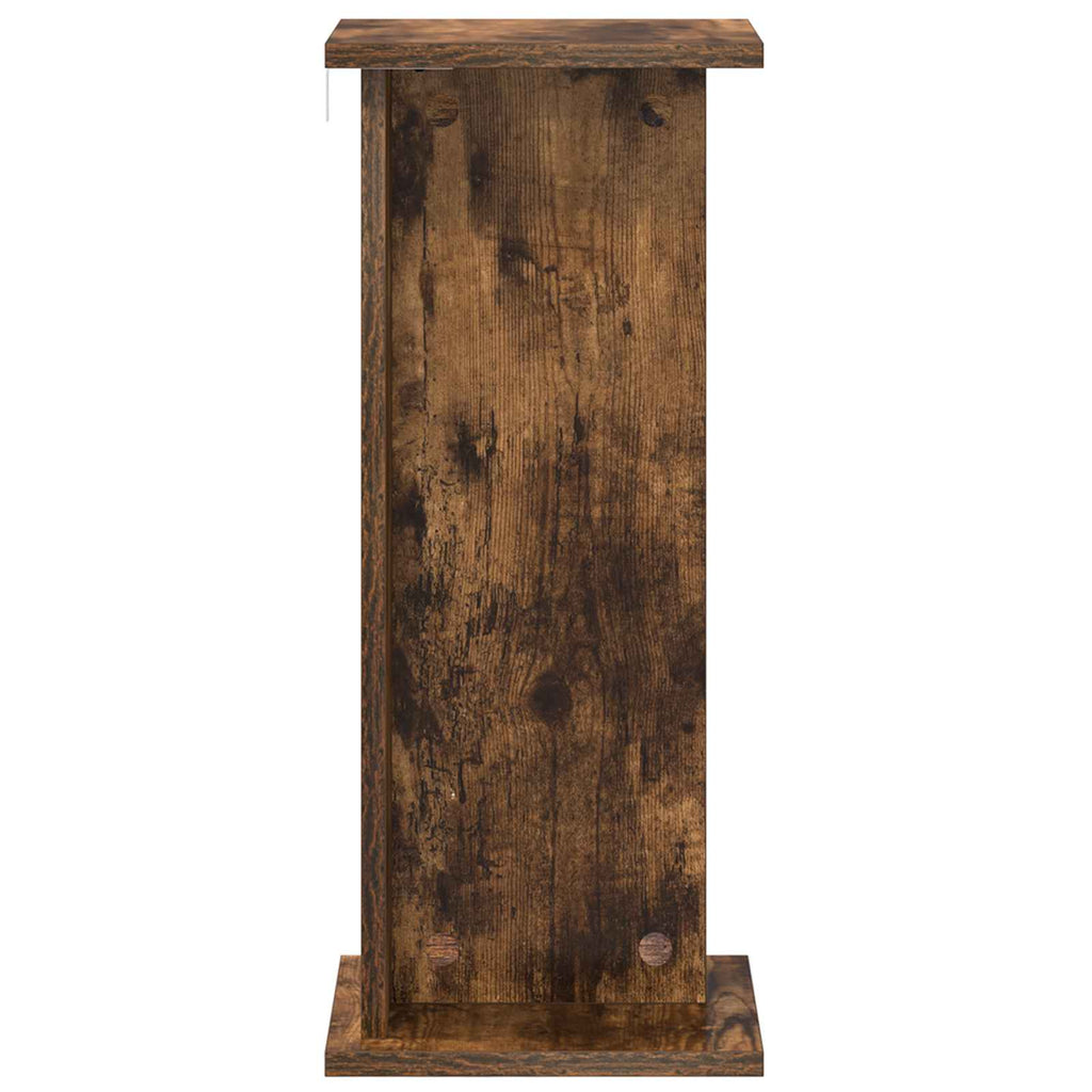 Supporto per piante 2 pcs Quercia Affumicata