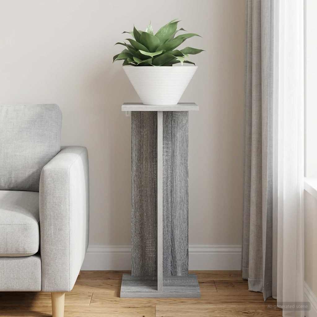Supporto per piante Sonoma grigia 25 x 25,5 x 60,5 cm