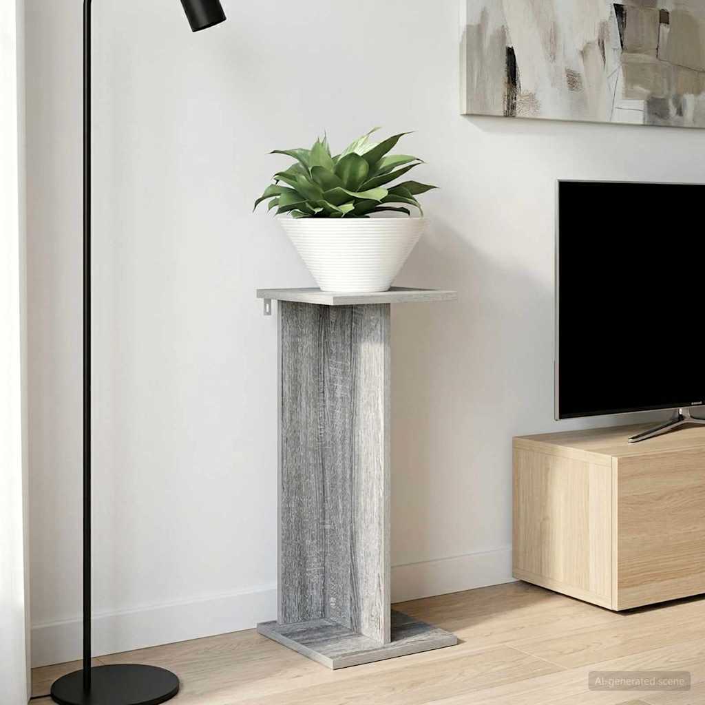 Supporto per piante 2 pcs Sonoma grigia 25 x 25,5 x 60,5 cm